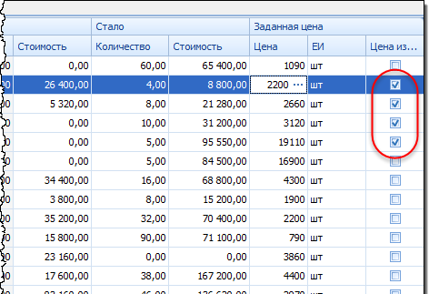 Цена была изменена

