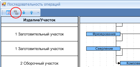 Удаление всех установленных связей
