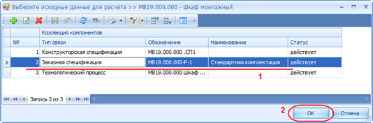 Уточнение исходных данных для расчёта себестоимости.
